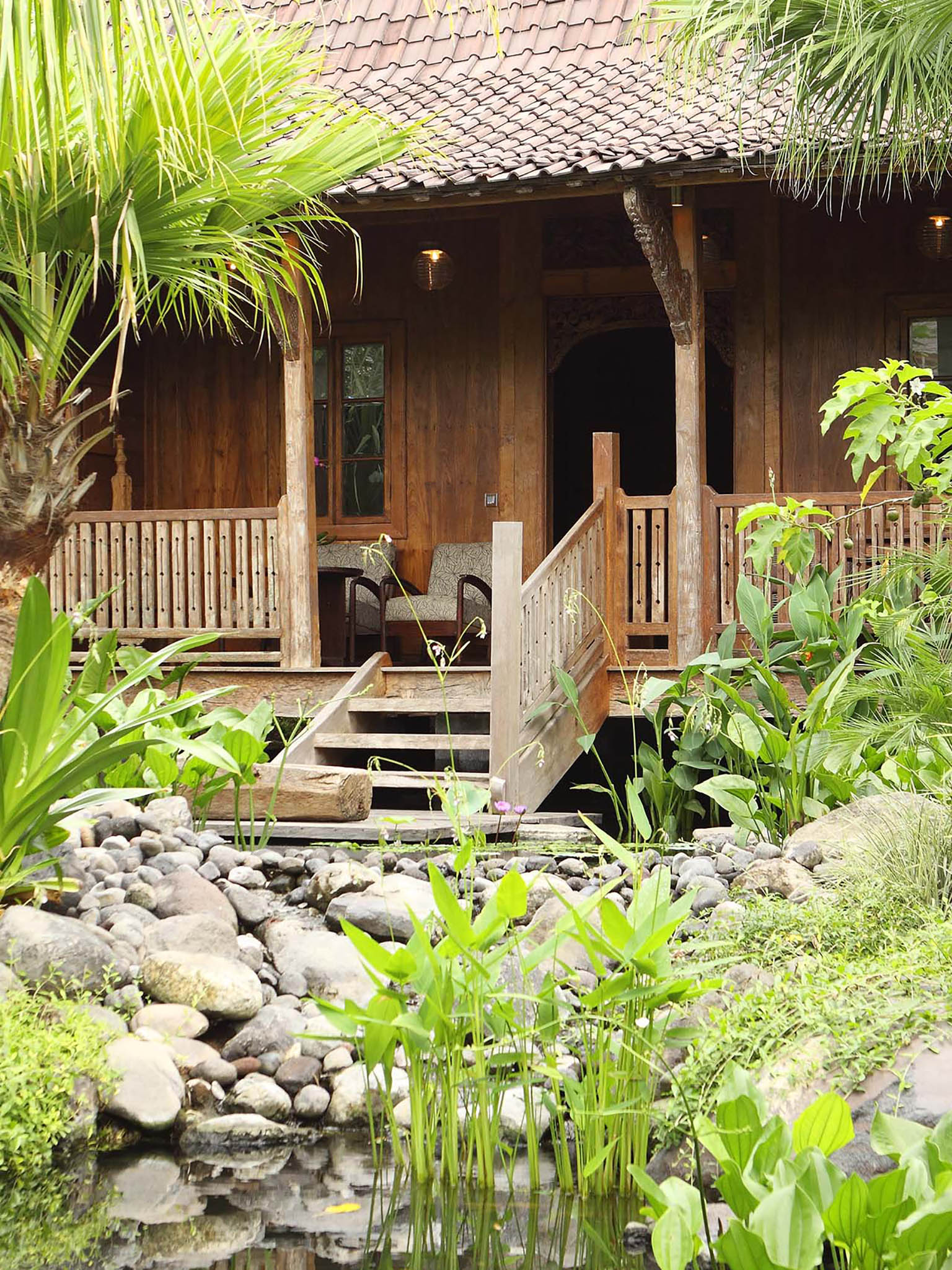 Villa Radha - The villa and pond - Dea Villas - Villa Radha, Canggu, Bali